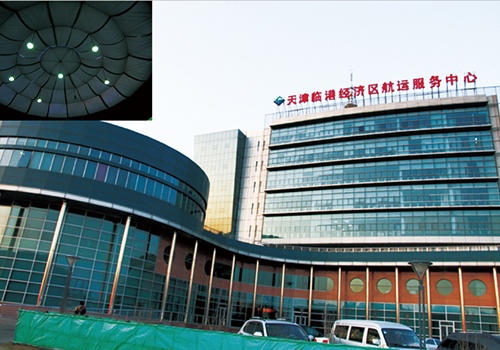 电动天棚帘,天津临港航运服务中心